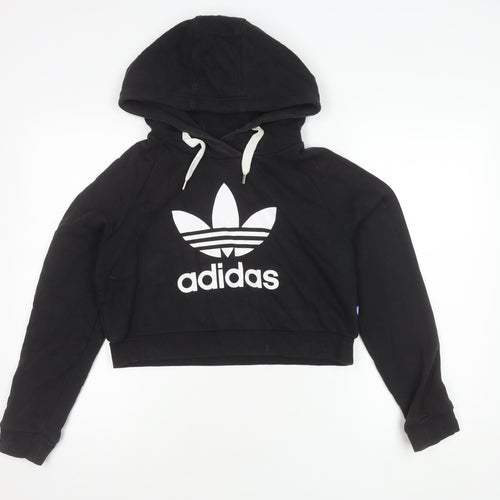 Adidas Women's Black Pullover Hoodie Size 10 S