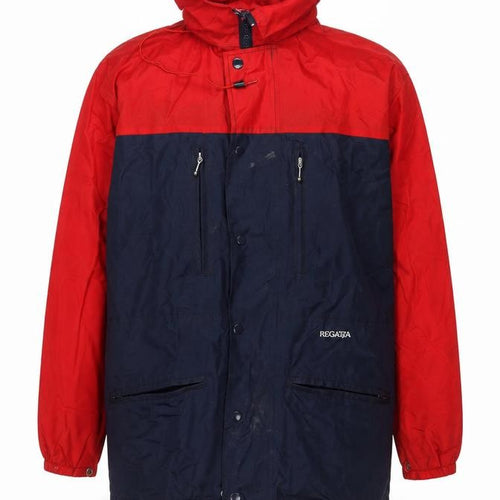 Regatta Men's Waterproof Parka Jacket Red Blue M