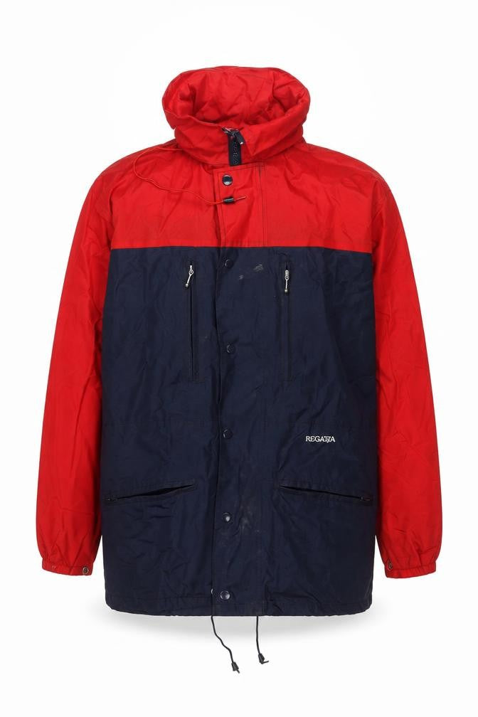 Regatta Men's Waterproof Parka Jacket Red Blue M