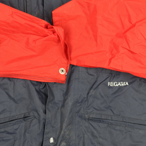 Regatta Men's Waterproof Parka Jacket Red Blue M