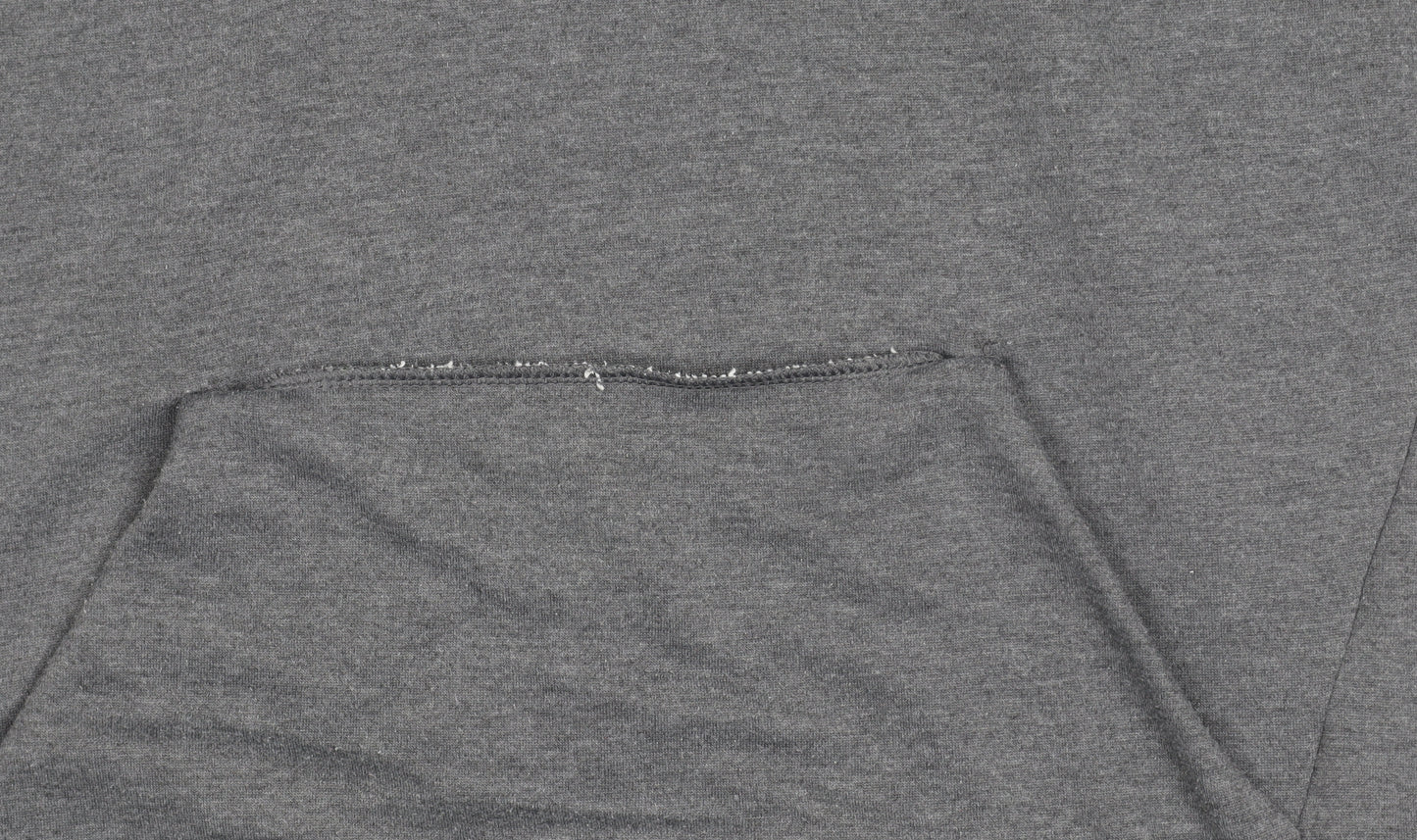Nike Men's Grey Pullover Hoodie, M, Fleece, Logo
