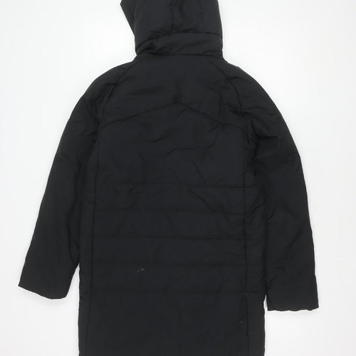 Umbro Boys Black Hooded Puffer Jacket 10 Years Winter