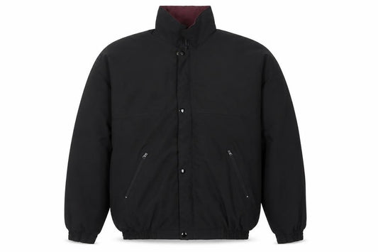Front view of Designer Golf Men's Black Breathable Jacket, size L