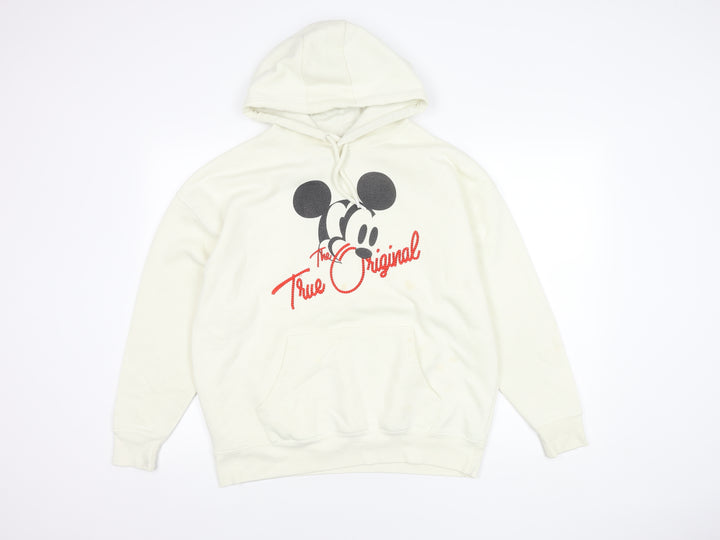 Disney Unisex XS White Mickey Mouse Hoodie