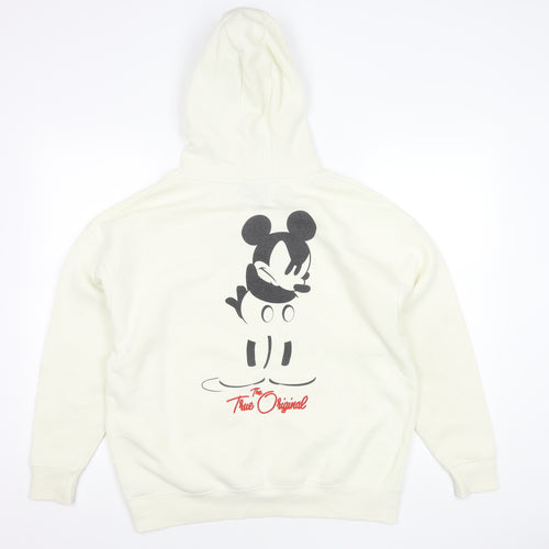 Disney Unisex XS White Mickey Mouse Hoodie