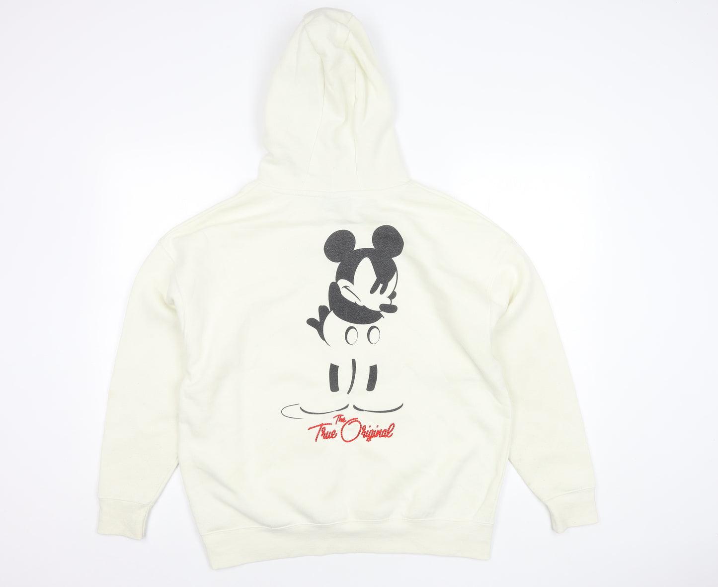 Disney Unisex XS White Mickey Mouse Hoodie