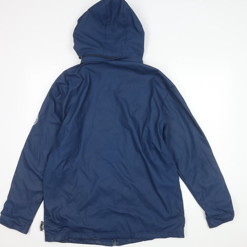 Sable & Mer Women's Blue Nautical M Rain Coat