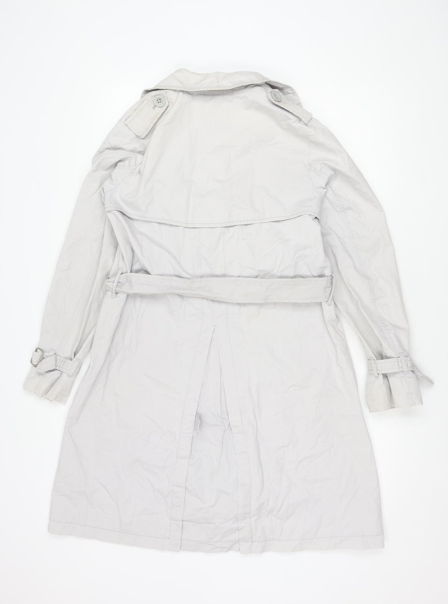 Gap Women's Grey Trench Coat Size 10