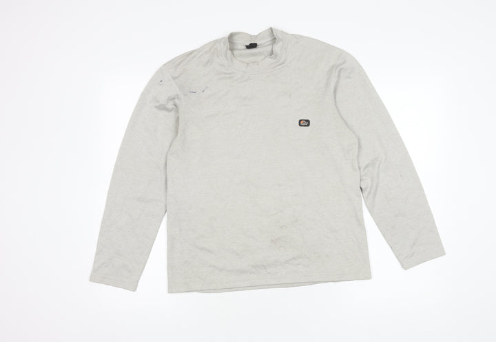 Lowe Alpine Men's Grey Long Sleeve T-Shirt Medium