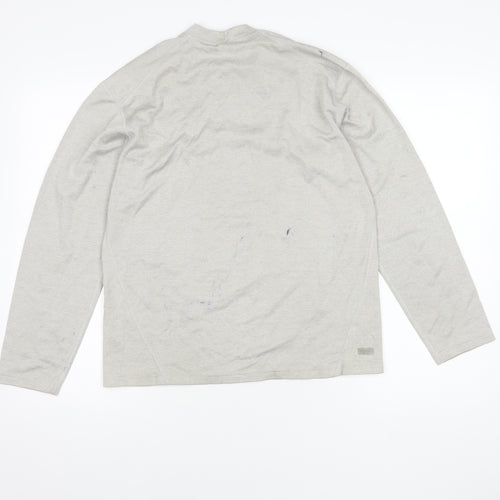 Lowe Alpine Men's Grey Long Sleeve T-Shirt Medium