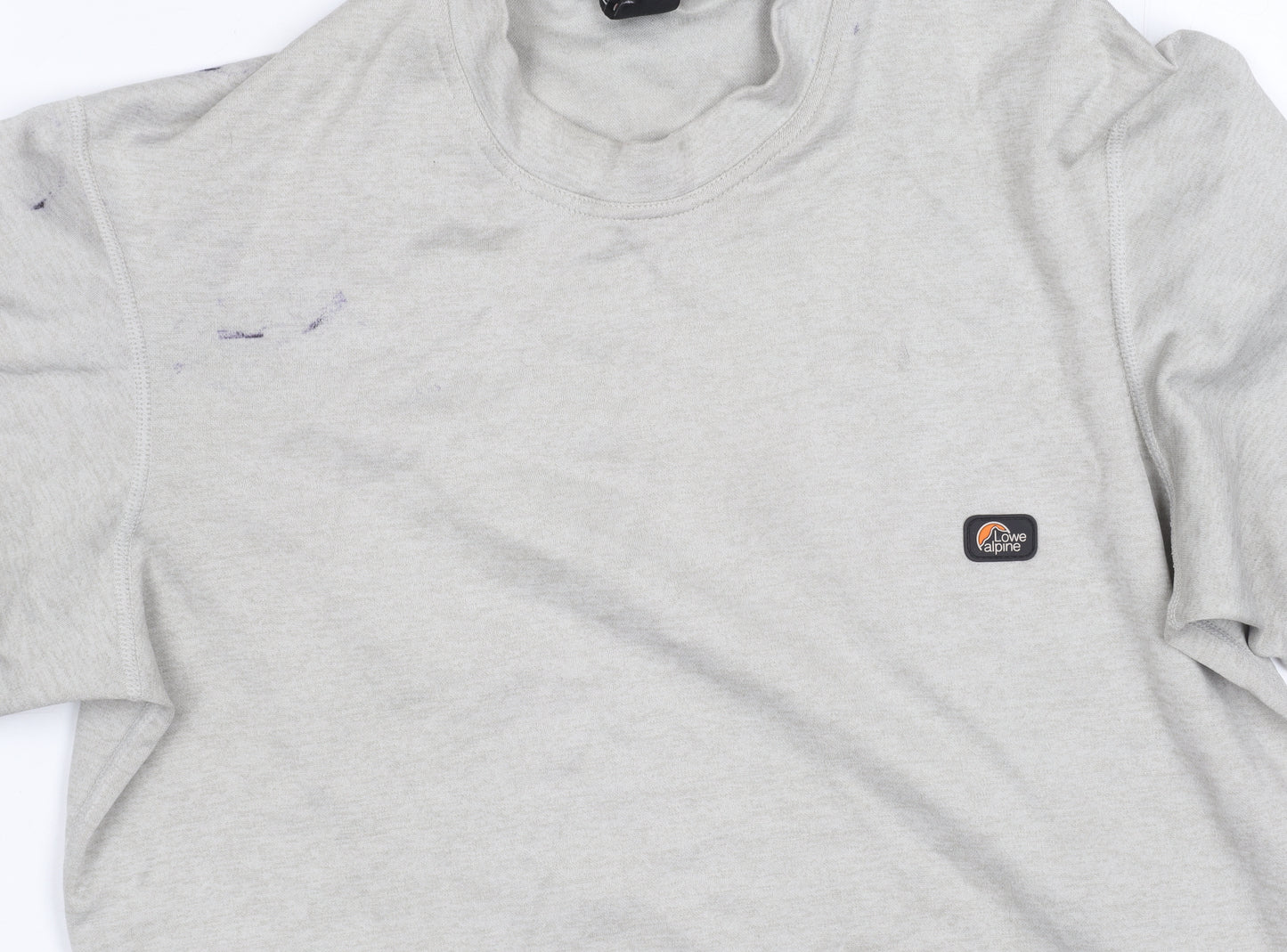 Lowe Alpine Men's Grey Long Sleeve T-Shirt Medium