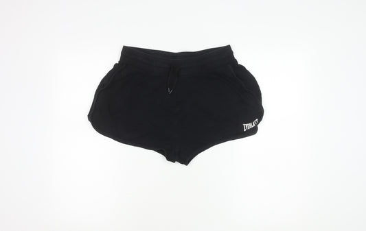 Everlast Women's Black Cotton Shorts Size 14