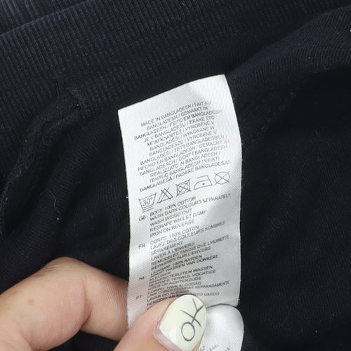 Everlast Women's Black Cotton Shorts Size 14