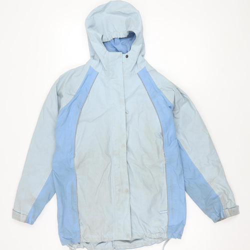 Peter Storm Girls Blue Mid-Length Waterproof Jacket