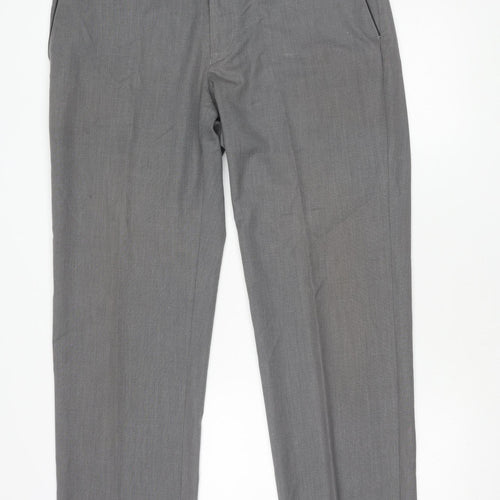 Marks and Spencer Grey Men's Trousers Size 40