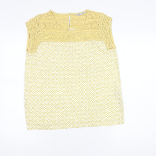 Marks and Spencer Women's Gold Sleeveless Top