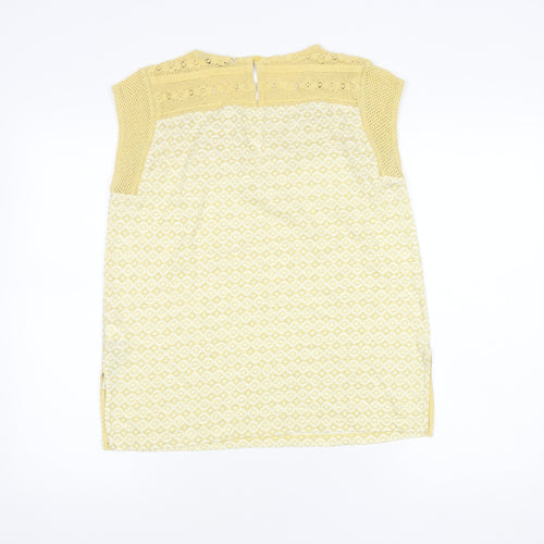 Marks and Spencer Women's Gold Sleeveless Top