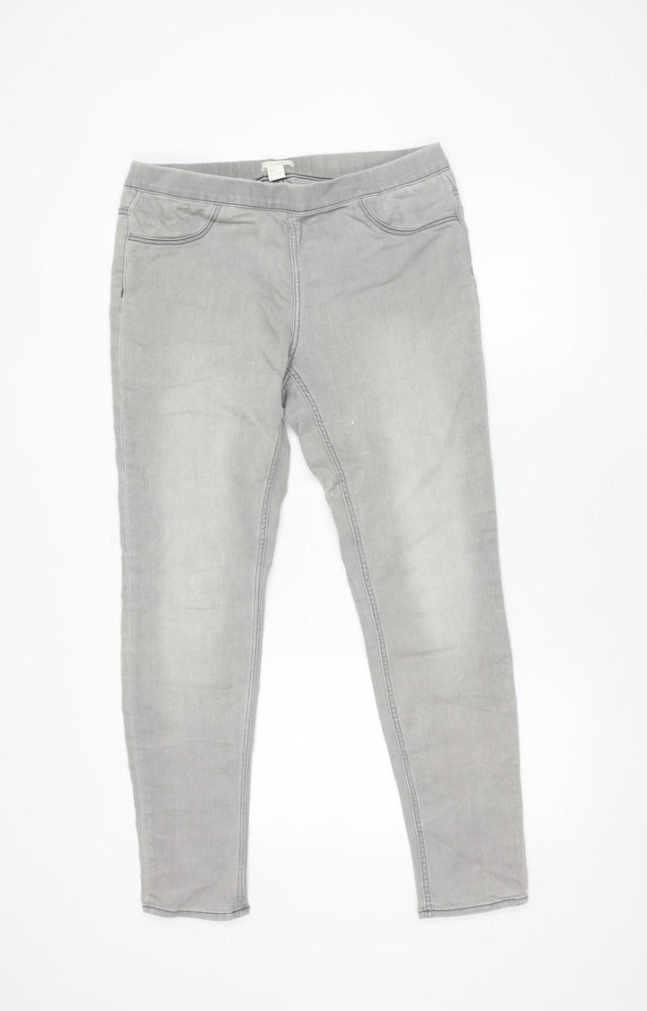 H&M Women’s Grey Regular Fit Jeans Size 14
