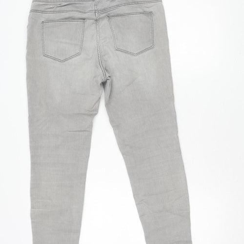 H&M Women’s Grey Regular Fit Jeans Size 14