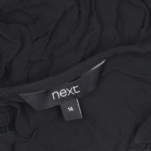 Next Women's Black Top Size 14