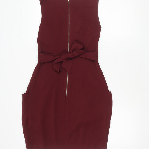 Apricot Women's Red Short Bodycon Dress, Size 10