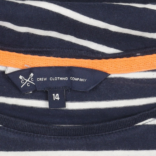 Crew Clothing Women’s Blue Striped T-Shirt Size 14