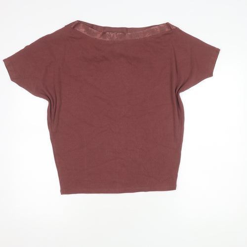 River Island Women's Brown Basic T-Shirt, Size 8