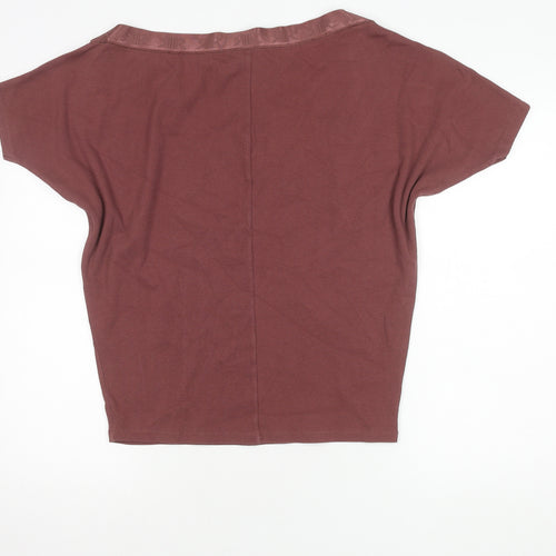 River Island Women's Brown Basic T-Shirt, Size 8