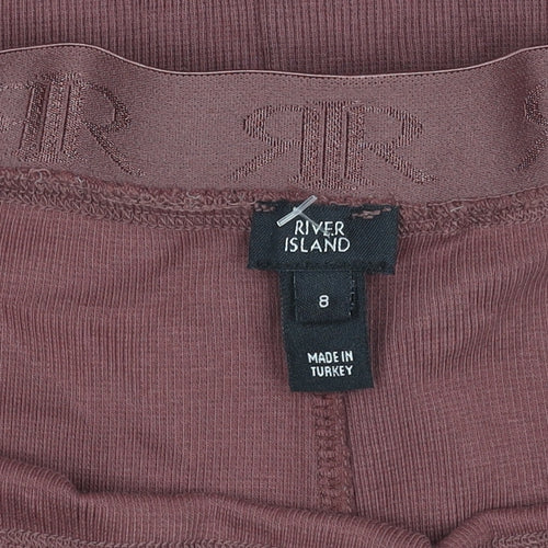 River Island Women's Brown Basic T-Shirt, Size 8