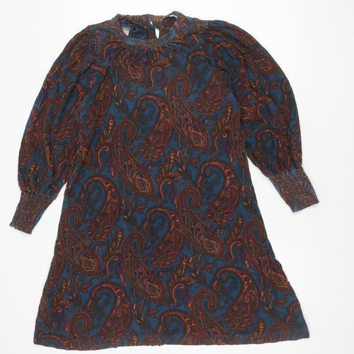 Next Women's Multicoloured A-Line Dress Size 10