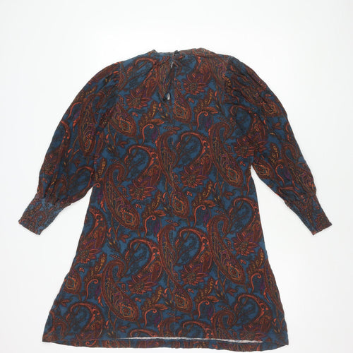 Next Women's Multicoloured A-Line Dress Size 10