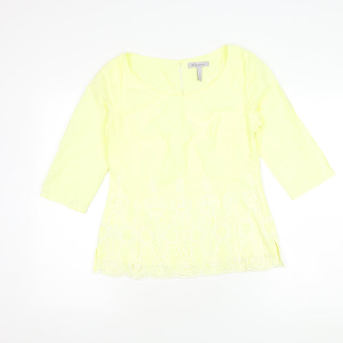 Bravissimo Women's Yellow Top, Size 10