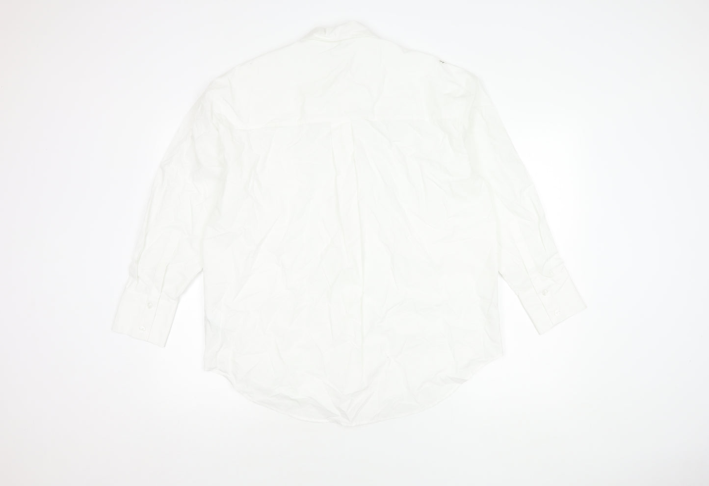 Marks and Spencer Women's White Embroidered Shirt