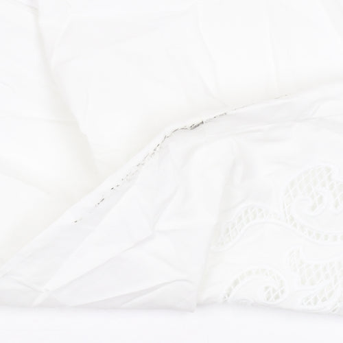 Marks and Spencer Women's White Embroidered Shirt
