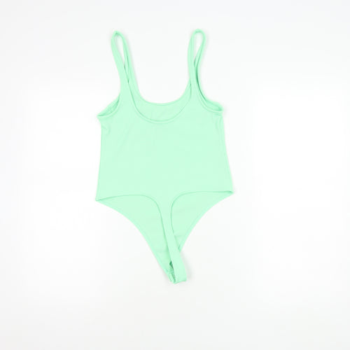 Bershka Women's Green Tank Top Size 12