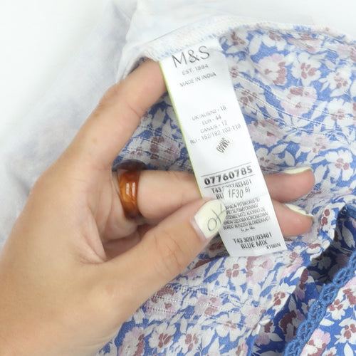 Marks and Spencer Women's Multicoloured Floral Tank Top