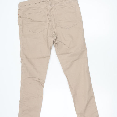 H&M Women's Beige Jeans Size 14