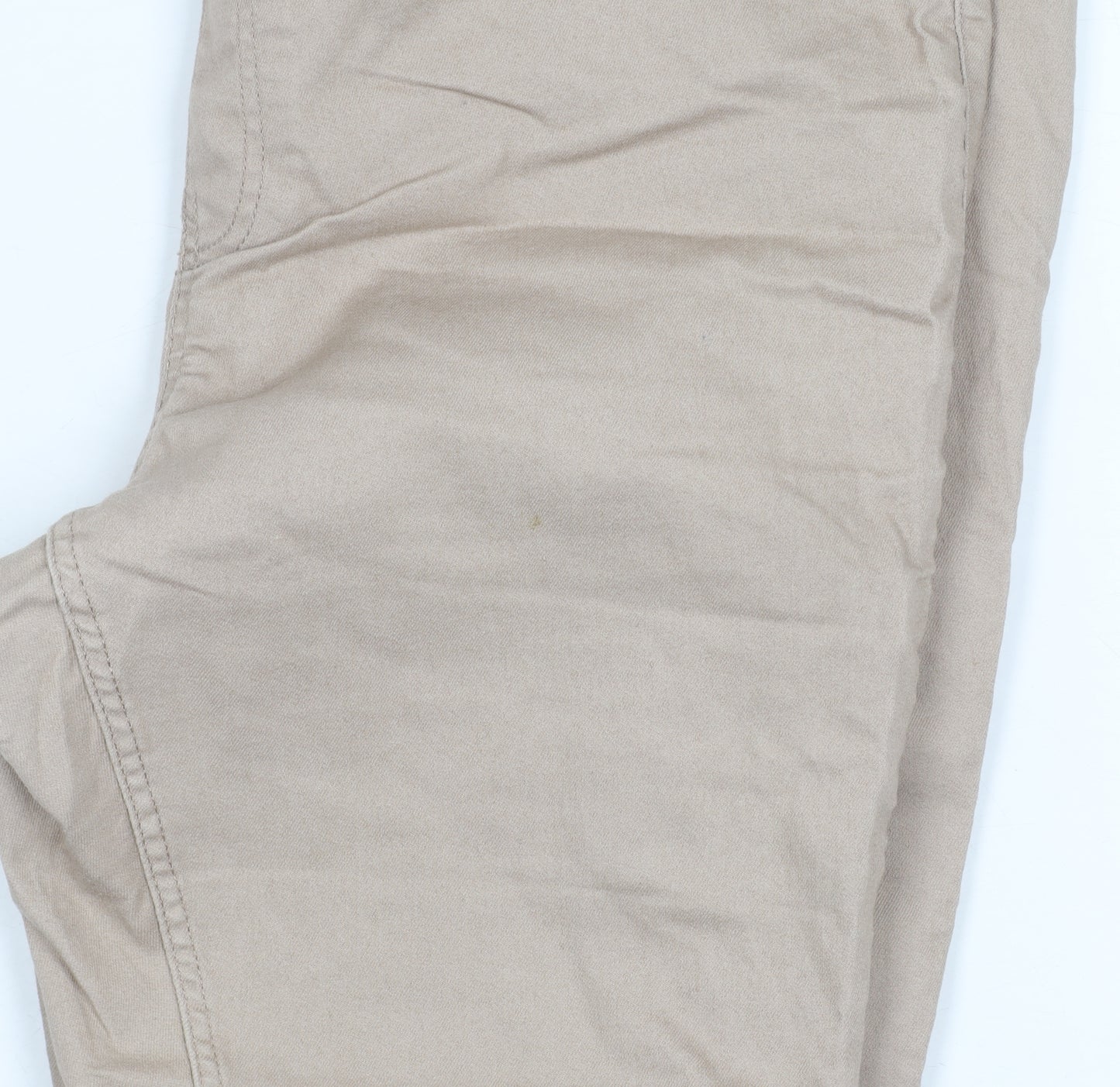 H&M Women's Beige Jeans Size 14