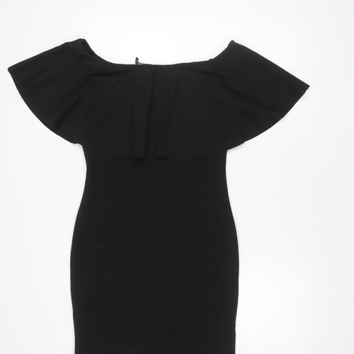 Quiz Women's Black Off the Shoulder Dress Size 12