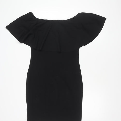 Quiz Women's Black Off the Shoulder Dress Size 12