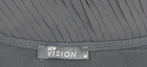 LCW Vision Women's Black Dress Size M