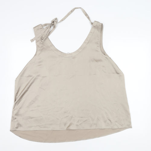 Marks and Spencer Beige Women's Tank Top Size 22