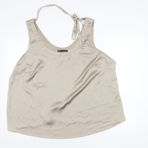 Marks and Spencer Beige Women's Tank Top Size 22