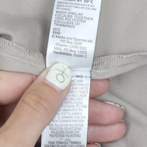 Marks and Spencer Beige Women's Tank Top Size 22