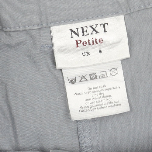 Next Women's Grey Cargo Trousers Size 6 Petite