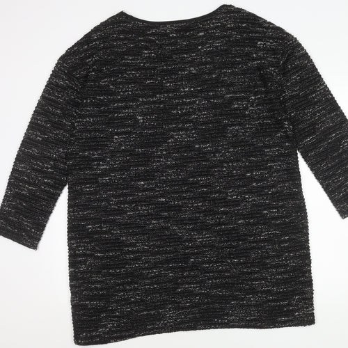 Next Women's Black Knit Dress Size 18