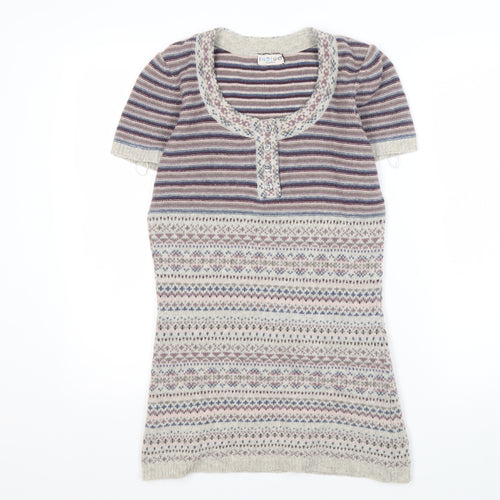 Marks and Spencer Women's Multicoloured Henley Jumper