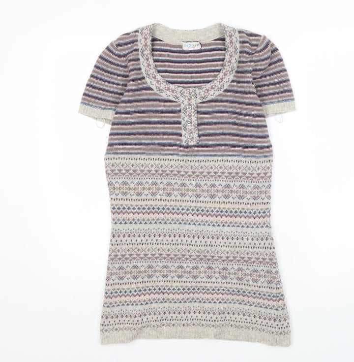 Marks and Spencer Women's Multicoloured Henley Jumper