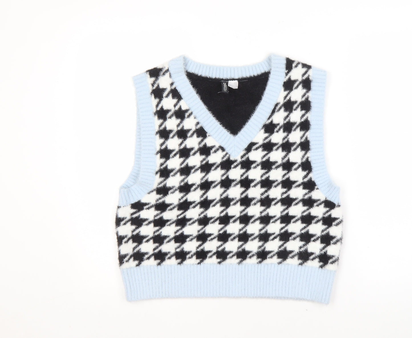 H&M Women's Multicoloured V-Neck Vest, Size 12