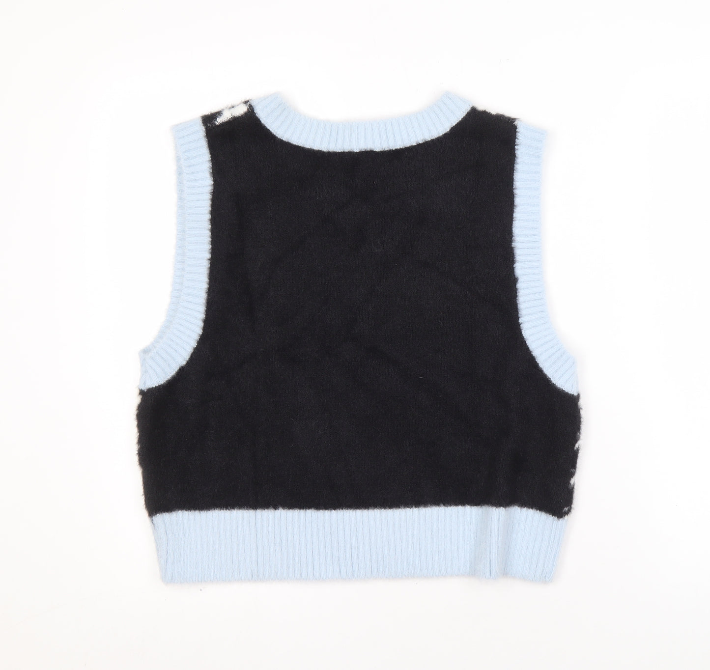 H&M Women's Multicoloured V-Neck Vest, Size 12
